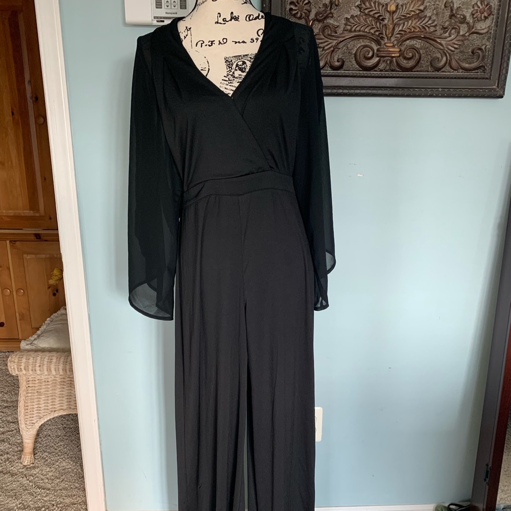 Black Longsleeve jumpsuit